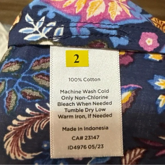 Talbots Multicolor Floral Blouse - Picture 10 of 10